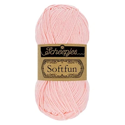 Image of Scheepjes Softfun 2513 Light Rose Yarn 10x50g