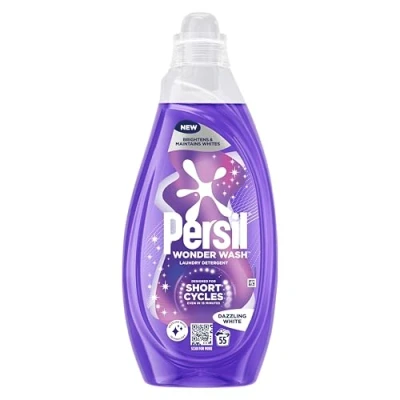 Image of Persil Wonder Wash Liquid Detergent Featuring Dazzling White Technology Maintains and Brightens Clothes 1.485 L (55 Washes)