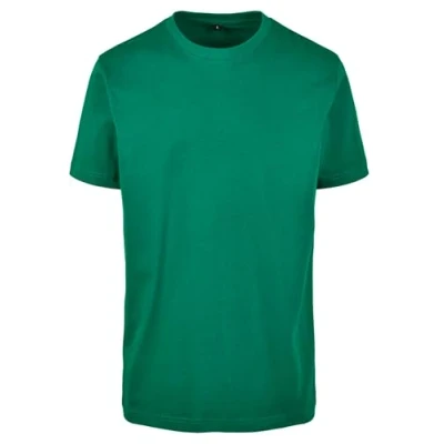 Image of Build Your Brand Men&#039;s T Shirt Round Neck, Forest Green, XL