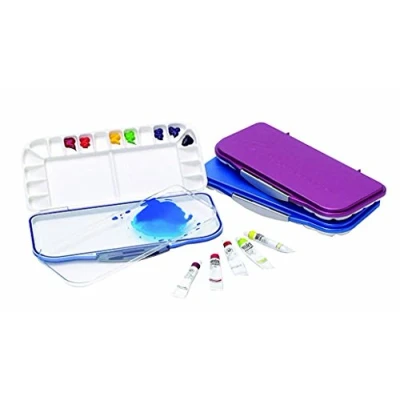 Image of Mijello Airtight Watercolor 18 Well Fuchsia Palette