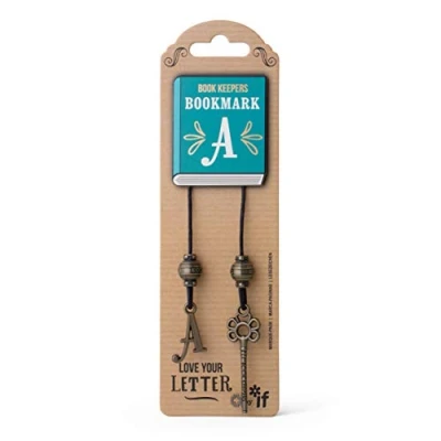 Image of IF Book Keepers Personalised Bookmark Letter A