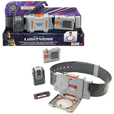 Image of Disney and Pixar Lightyear Mission Gear Utility Belt Role Play Toy, Movie Inspired, Adjustable Size, Gift for Kids Ages 4 Years &amp; Older, HHJ57