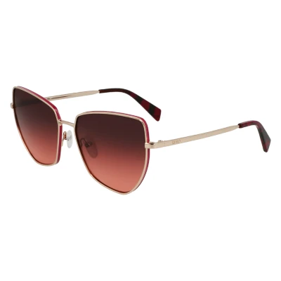 Image of LIU JO Sunglasses Rose goldcoloured, Women&#039;s, Size: 58, gold/coloured