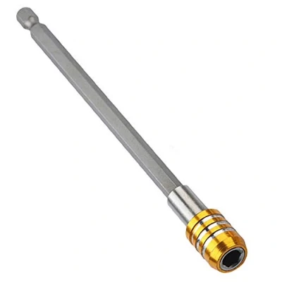 Image of 1/4 Inch Hex Shank Screwdriver Bit Magnetic Holder 150mm Quick Release Drill Drive