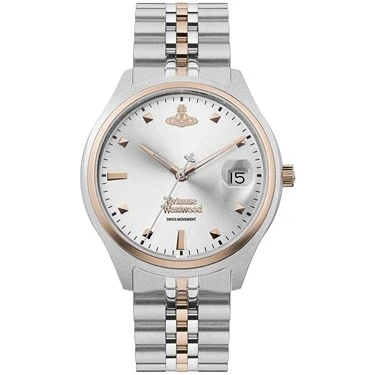 Image of Vivienne Westwood Camberwell Ladies Quartz Watch with Silver Dial &amp; Stainless Steel Bracelet