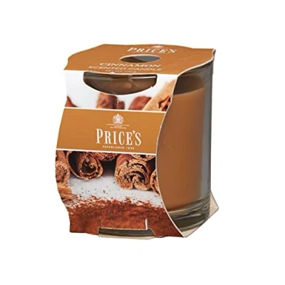 Image of Price&#039;s Cinnamon Jar Candle Delicious, Warm &amp; Spicy Fragrance Long Lasting Scent Up to 45 Hour Burn Time