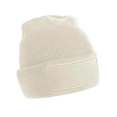 Image of Beechfield Original Patch Beanie Almond
