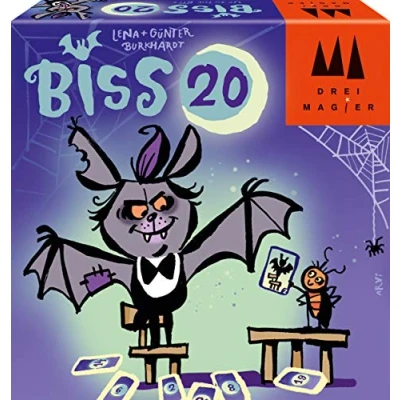 Image of Schmidt Spiele 40890 Biss 20, Three Magicians Card Game, 8