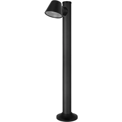 Image of Cone Outdoor Single Bollard Black, IP54