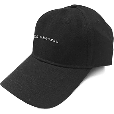 Image of Ed Sheeran Baseball Cap Type Logo Official Black Unisex One Size