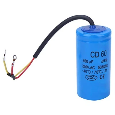 Image of CD60 Starting Capacitor, 250V AC 350uf Running 350MFD Motor Capacitor with Explosion Proof Design