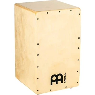 Image of Meinl Percussion Woodcraft Cajon Instrument Big Drum Box with Snare and deep Bass Sound Playing Surface Baltic Birch (WC100B)