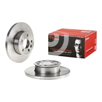 Image of 701615301B, 701615301E Brake disc BREMBO 08.5768.10 282mm 18mm 5 solid VOLKSWAGEN: Transporter 4, 4 Bus,