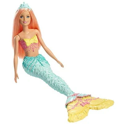 Image of Barbie Dreamtopia Mermaid Doll, Coral Hair