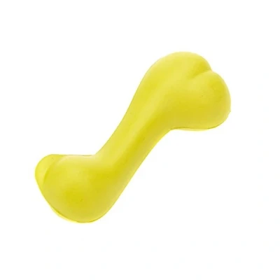 Image of Classic Pet Products Solid Rubber Bone, 130 mm, Yellow