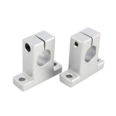 Image of sk16 16mm Linear Rail Shaft Support, 2Pcs Guide Support Bracket Vertical Optical Axis Holder for XYZ Table CNC other electronic components