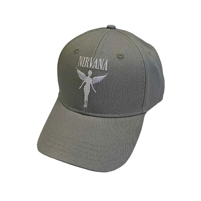 Image of Nirvana Baseball Cap Angelic Mono Band Logo Official Green One Size