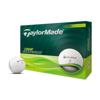 Image of TaylorMade Golf 2025 Tour Response Ball White One Dozen
