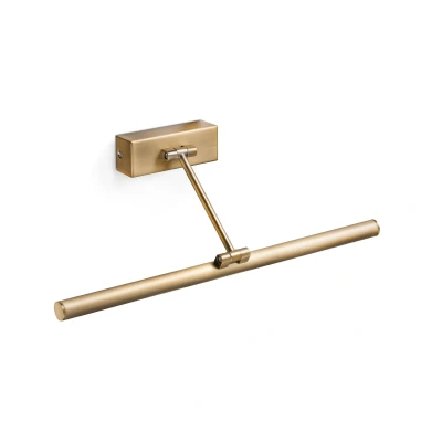Image of Magritte LED Anitque Brass Picture Wall Light 8W