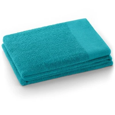 Image of AmeliaHome 50x100 cm Towel 100% Cotton Absorbent Turquoise Amari
