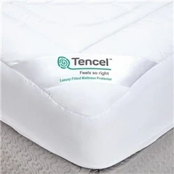 Image of Mitre Luxury Tencel Fitted Mattress Protector Metric King