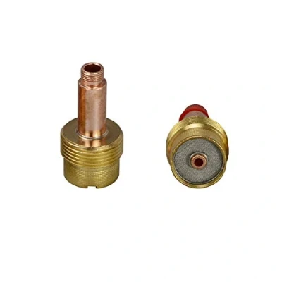 Image of RIVERWELD Large Diameter TIG Gas Lens Collet Body Jumbo 995795 (3.2mm) Fit SR WP 17 18 26 Welding Torch 2pk