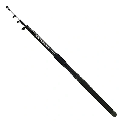 Image of FLADEN Fishing 2.7m Telescopic Spinning Rod with Extender Handle Black 30 60g (9ft cw) [12 004270]