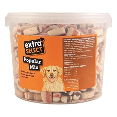 Image of Extra Select Popular Mix Dog Treat Biscuits, 3 Litre