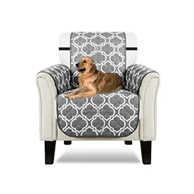 Image of PETCUTE Quilted armchair cover relax chair slipcover water resistant sofa Protector Dog Furniture