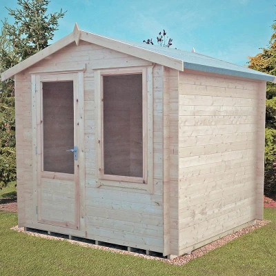 Image of Shire Peckover 2.4m x Log Cabin Summerhouse (19mm)