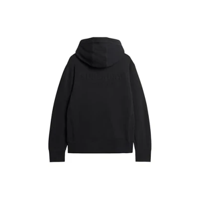 Image of Superdry Men&#039;s Sportswear Emboss Loose Hood Sweatshirt, Black, XXL