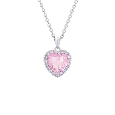 Image of CHERUBIC Titanic Heart of the Ocean Necklace, Forever Love Necklace Pendant Shining Crystal Zircon Jewelry Gifts For Women