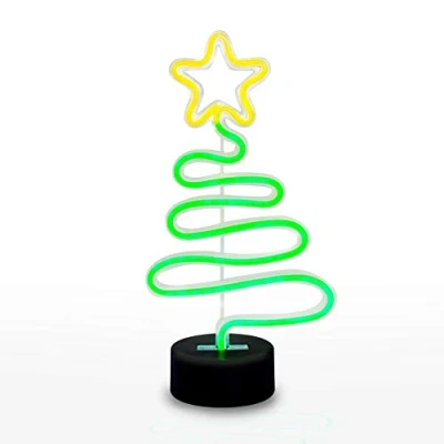 Image of Gift Republic Festive Christmas Tree Neon Light