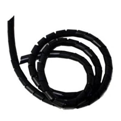 Image of Cable Tex Spiral Binding BLACK Tidy Wrap 12mm x 2m