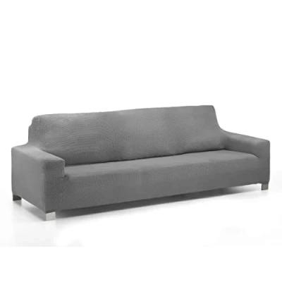Image of Martina Home Super Elastic Multi Adaptable Daytona Sofa Cover, Pearl, 2 Seater