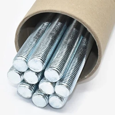 Image of Pack of 10 x M12 Metric Threaded Stud/Rod/BAR 300mm Length ZINC Plated