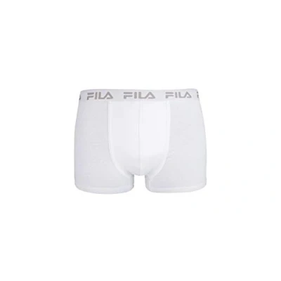 Image of Fila Men&#039;s FU5004 Man Boxer 300 M Underwear, White,