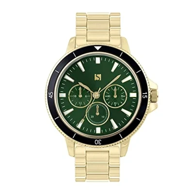 Image of Spirit Men&#039;s Analog Quartz Watch with Stainless Steel Strap ASPG56