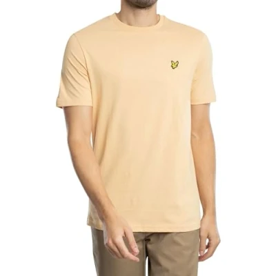 Image of Lyle &amp; Scott Basic Tshirt, Men&#039;s, Size: Medium, Sherbet