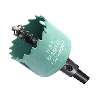 Image of 40mm Hole Saw LAIWEI cutterhole cutter,1.6 Inch HSS Annular Cutter Drill Bit,holes in wood,gypsum board,aluminum profiles, PVC and other materials(1 5/8&quot;)