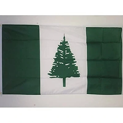 Image of AZ Flag Norfolk Island 2x3 Ft 100D Polyester Islander English Banner with Two Metal Grommets Fade Resistant Vivid Colors 2&#039; x 3&#039; Feet 90x60 Cm