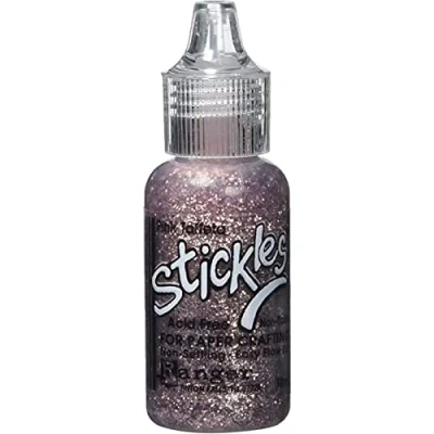 Image of Ranger Pink Taffeta Stickles, Synthetic Material, 2.5 x 7.5 cm