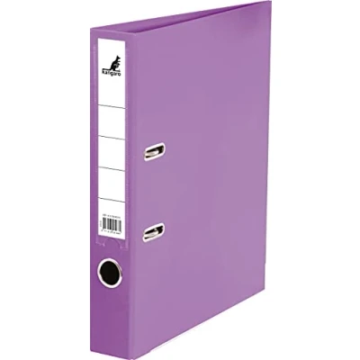 Image of Kangaro Polypropylene Plastic Folder 5 cm Spine Width DIN A4 Colour Purple (Ring Binder, Lever Arch Folder, Letter Folder)