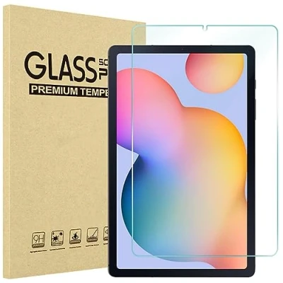 Image of ProCase Screen Protector for Galaxy Tab S6 Lite 10.4 2024 2022 2020(SM P620/P625/P613/P619/P615/P610), HD Clear 9H Hardness Tempered Glass Film Guard 1 Pack