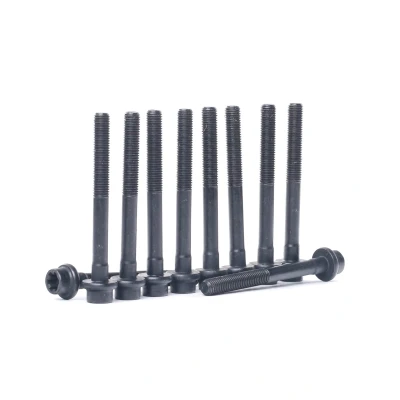 Image of 6509633AAx10, 68094308AAx10 Cylinder Head Bolt Kit AJUSA 81025400 Female Splined (Ribe CV ) FIAT: 500 Hatchback, Panda II Doblo Estate
