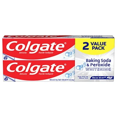 Image of Colgate Baking Soda and Peroxide Whitening Toothpaste 6 ounce (2 Count)