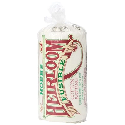 Image of Hobbs Heirloom Fusible Blend: 90 x 108in (Queen), Cotton, White
