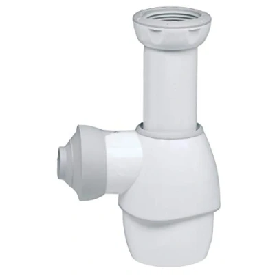 Image of Wirquin 30718702 30723669 Siphon universel Pour lavabo ou évier Ø32 40, Blanc wash Basin Sink, White