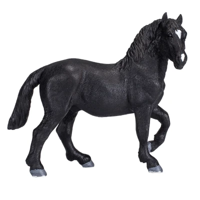 Image of MOJO Percheron Horse Farm Animal Model Toy Figure