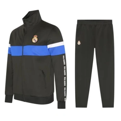 Image of Real Madrid Men&#039;s Tracksuit Size L Season 2024/2025 Football Official Merchandise
